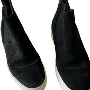 Vince black suede high top